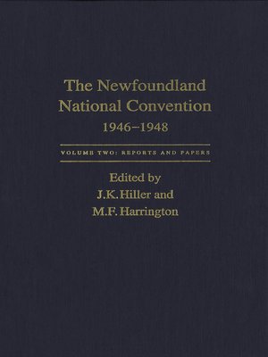 cover image of Newfoundland National Convention, 1946-1948
